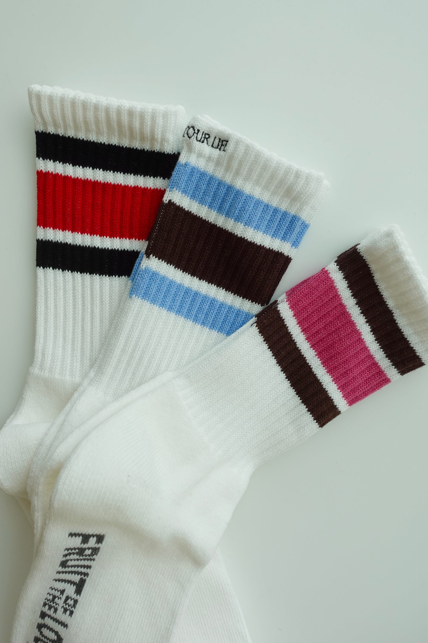 【NEW】Minali&FRUIT OF THE LOOMコラボ 3colourソックス