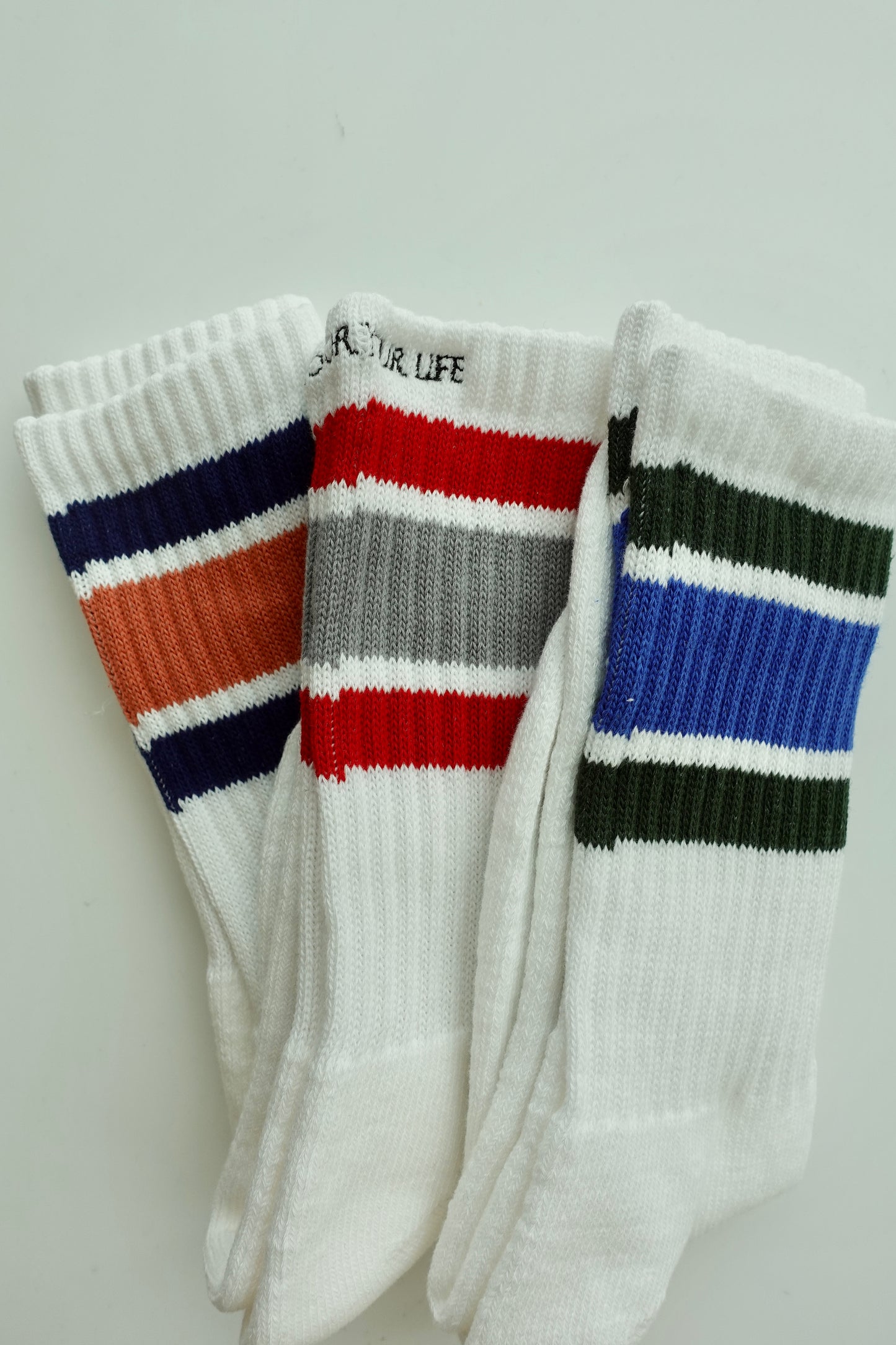 【NEW】Minali&FRUIT OF THE LOOMコラボ 3colourソックス