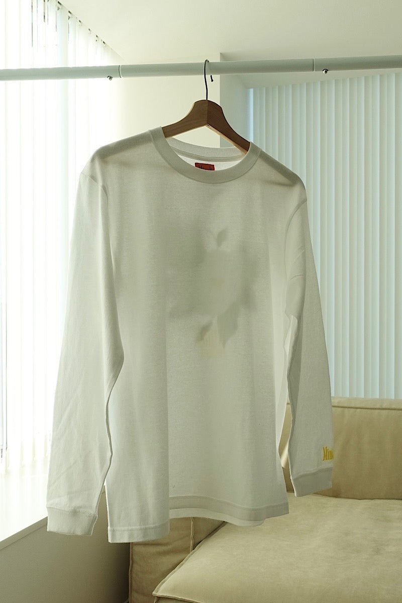 【再入荷】White Flower long T-shirt(UNISEX)
