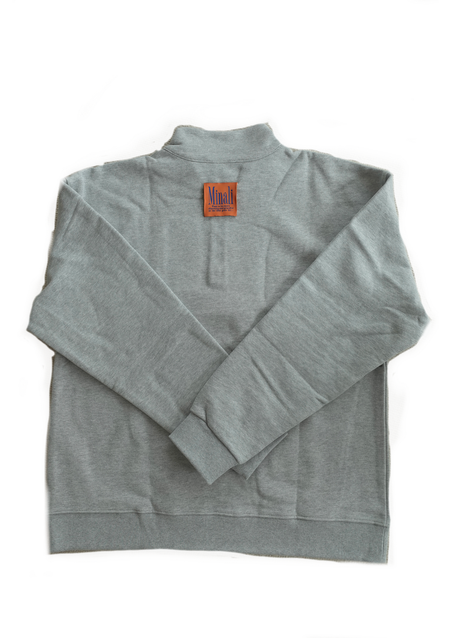 【予約販売】Minali×FRUIT OF THE LOOM  Half zip sweat