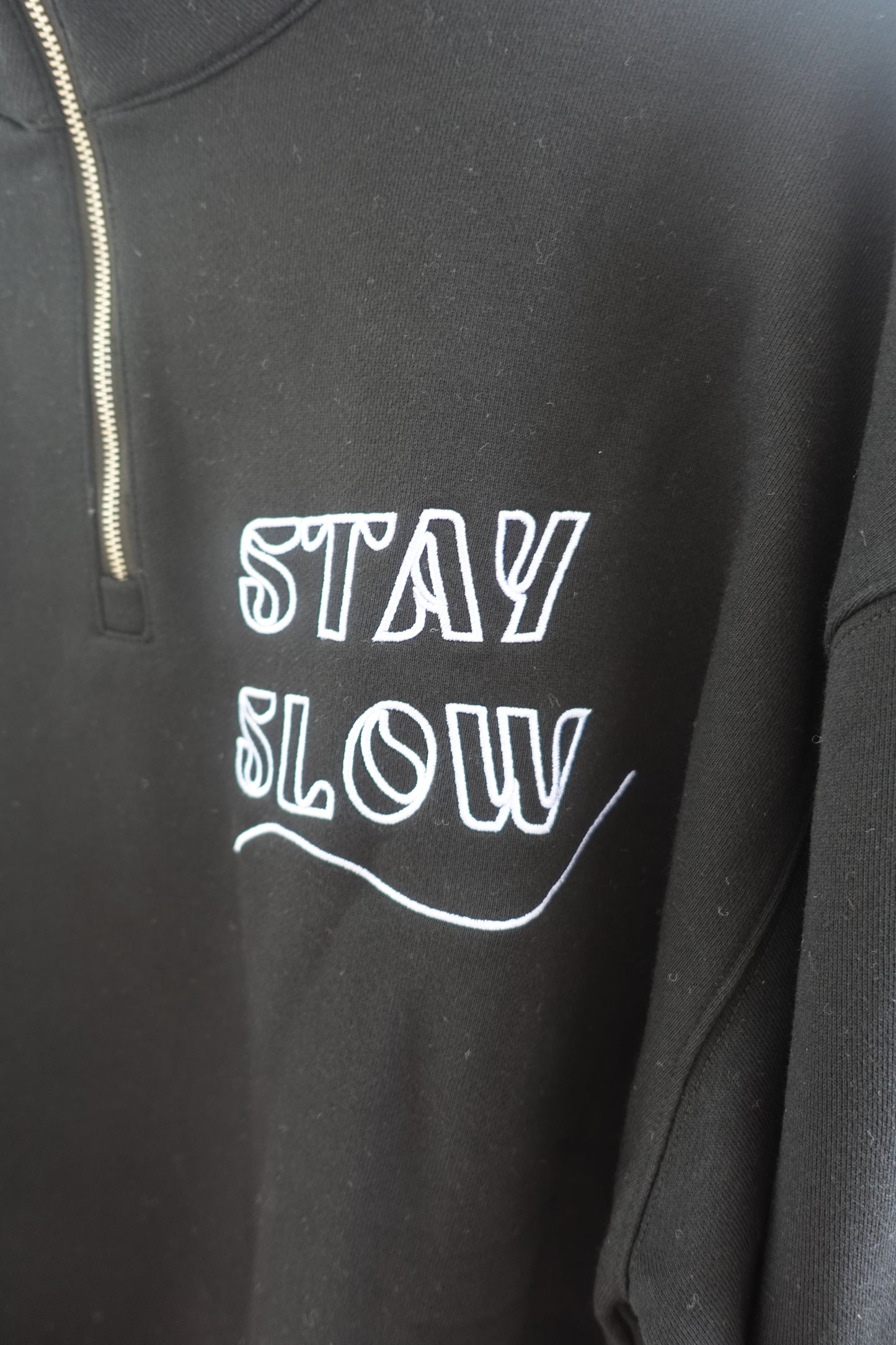 【予約販売】Minali×FRUIT OF THE LOOM  Half zip sweat