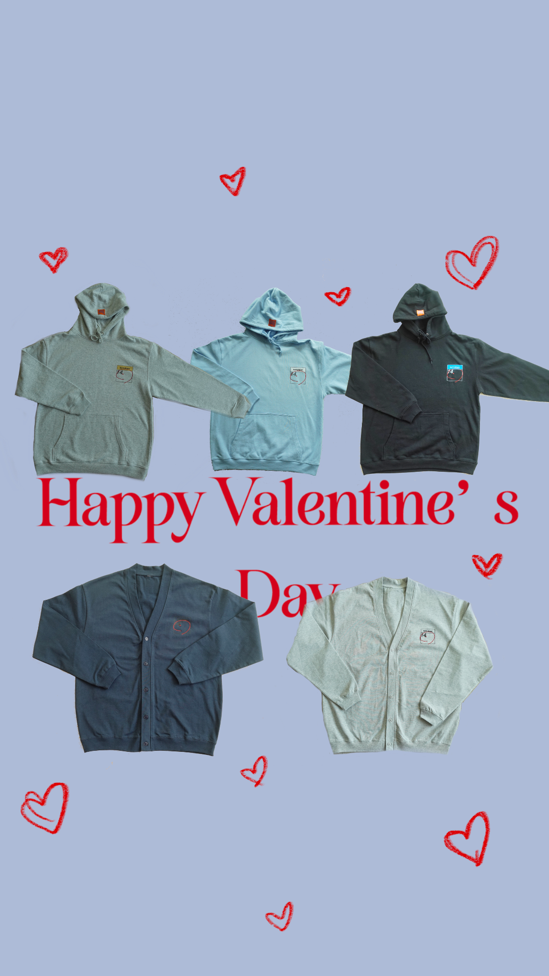 【Valentine's Day】hooded sweatshirt