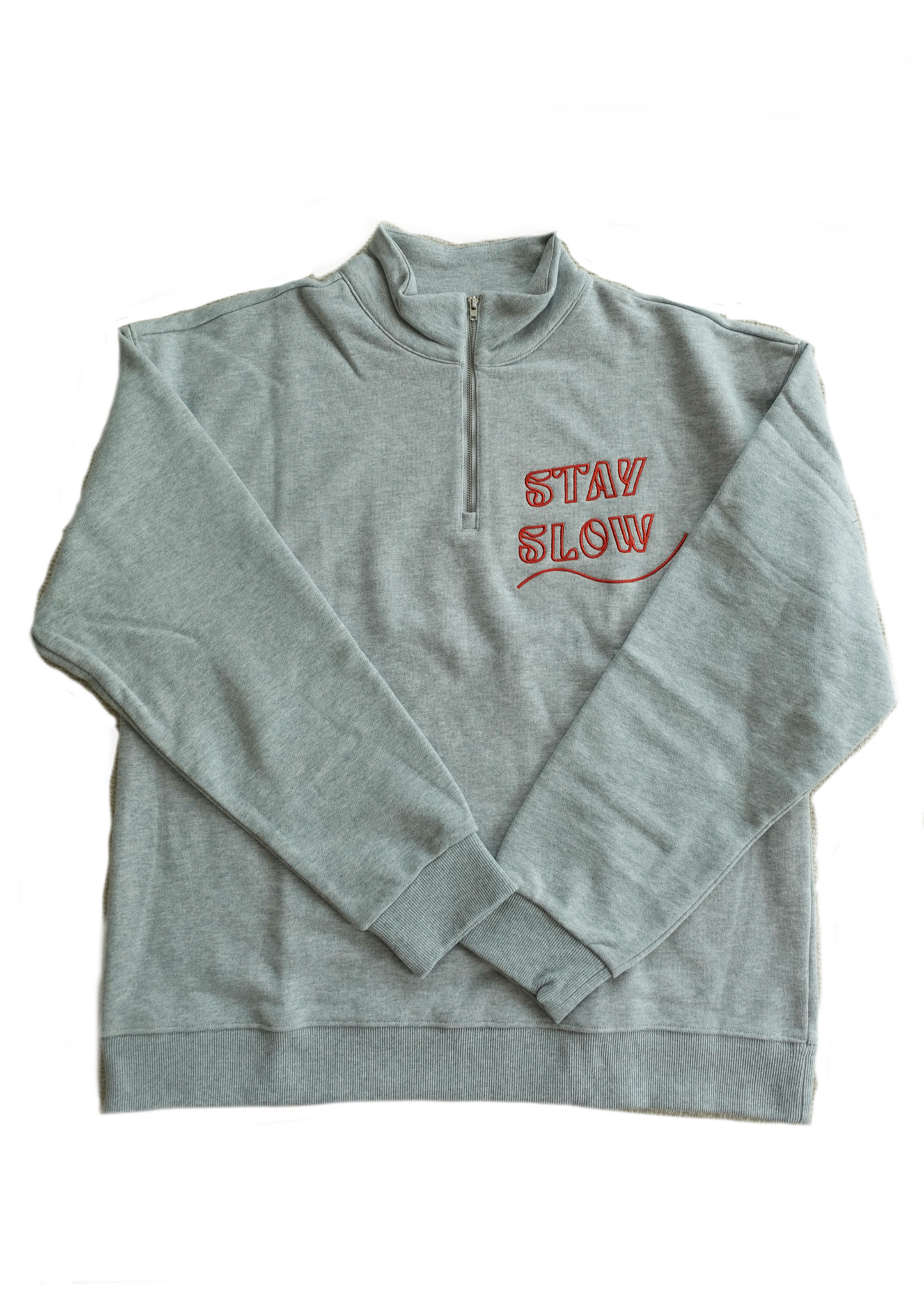 【予約販売】Minali×FRUIT OF THE LOOM  Half zip sweat