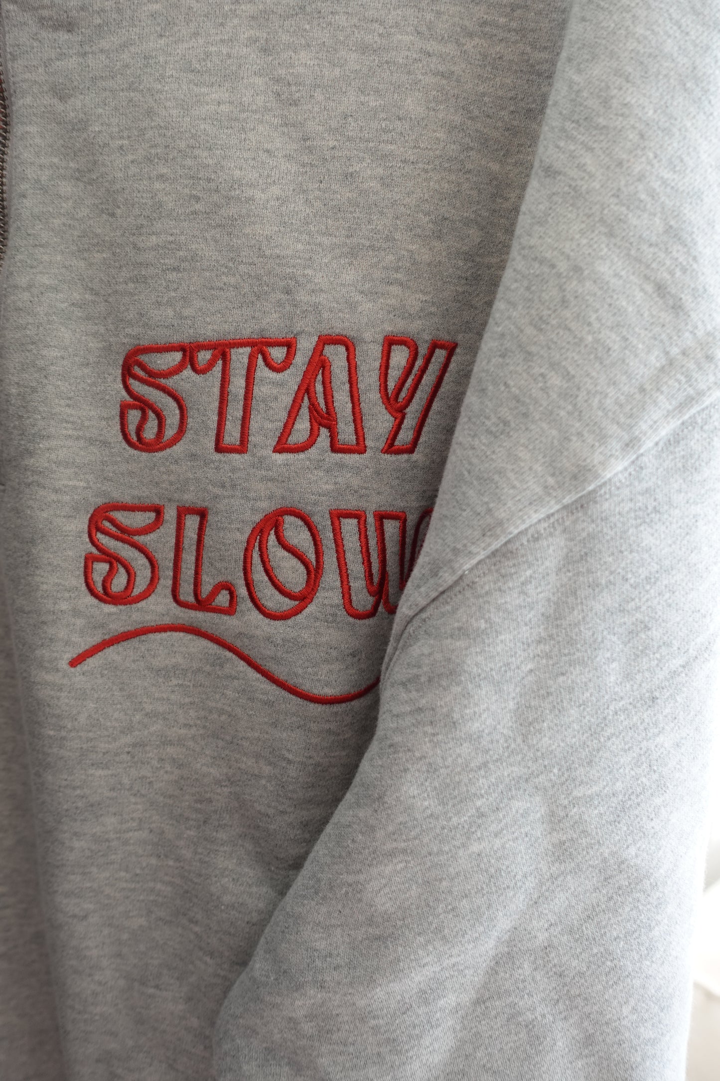 【予約販売】Minali×FRUIT OF THE LOOM  Half zip sweat