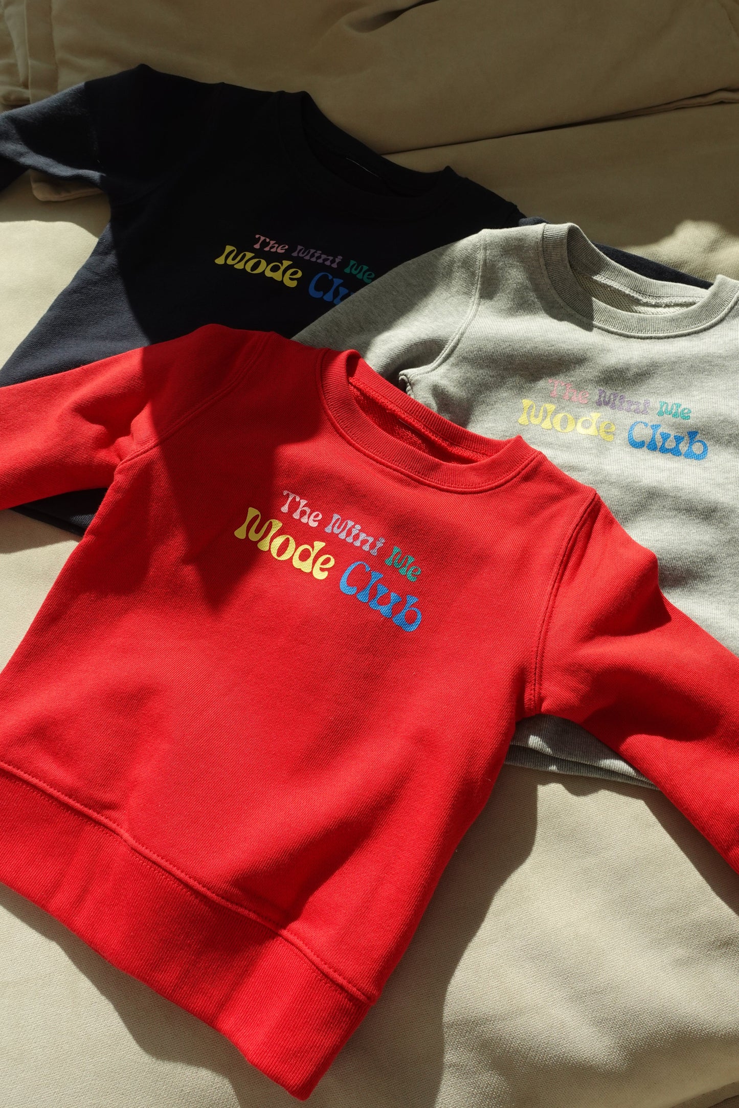 【予約販売】【KIDS】 The Mini Me Mode Club "sweatshirt"