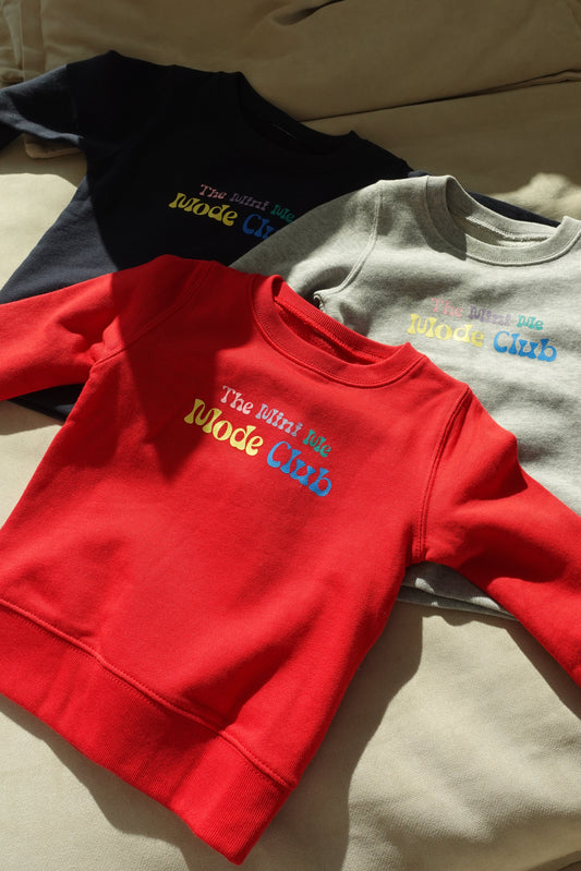 【予約販売】【KIDS】 The Mini Me Mode Club "sweatshirt"