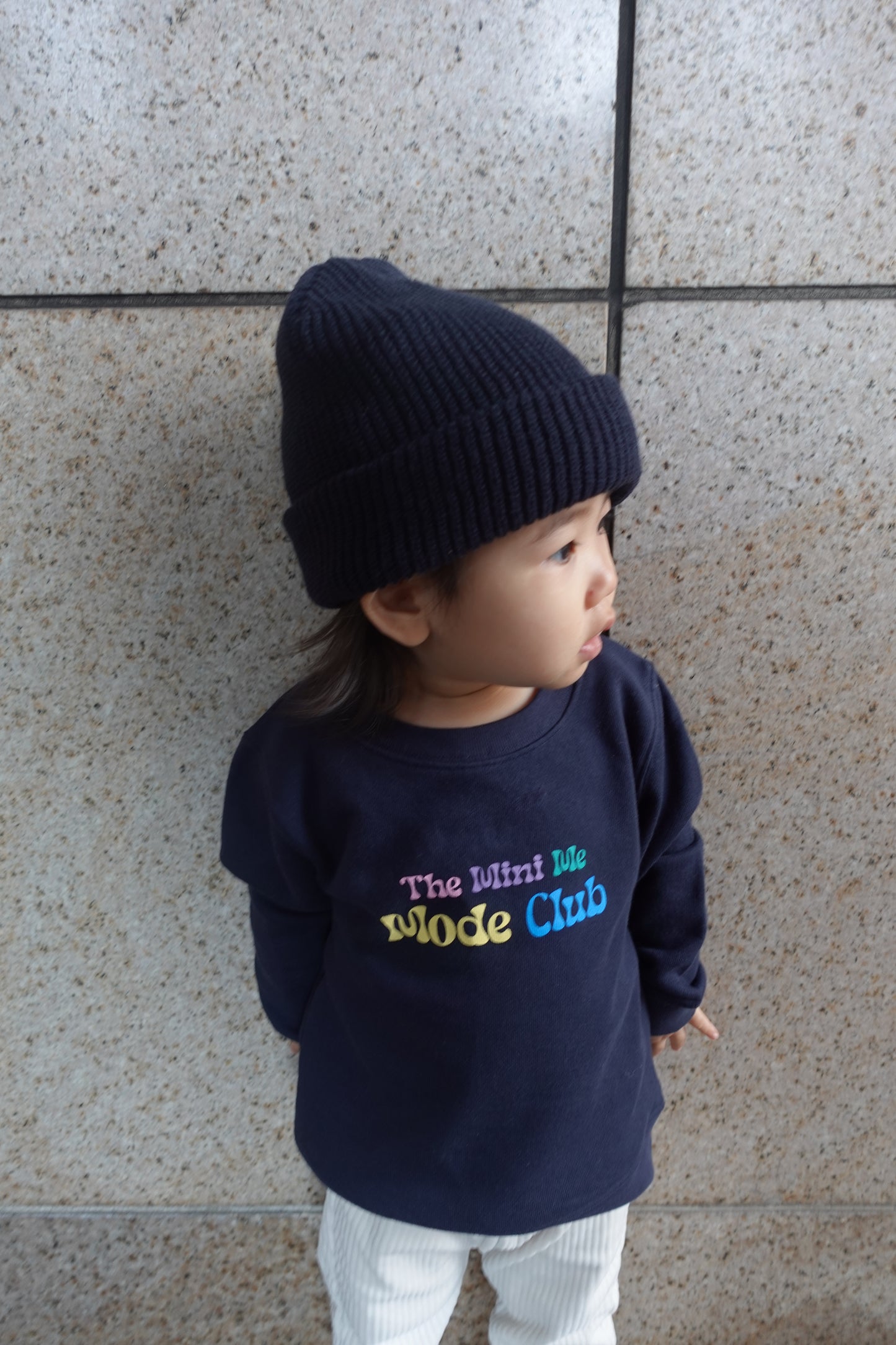 【予約販売】【KIDS】 The Mini Me Mode Club "sweatshirt"