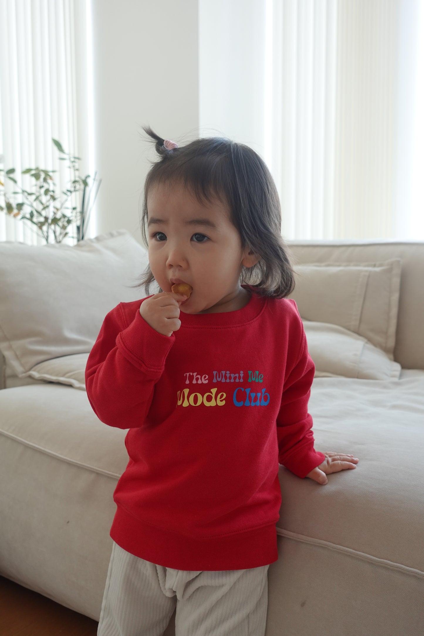 【予約販売】【KIDS】 The Mini Me Mode Club "sweatshirt"