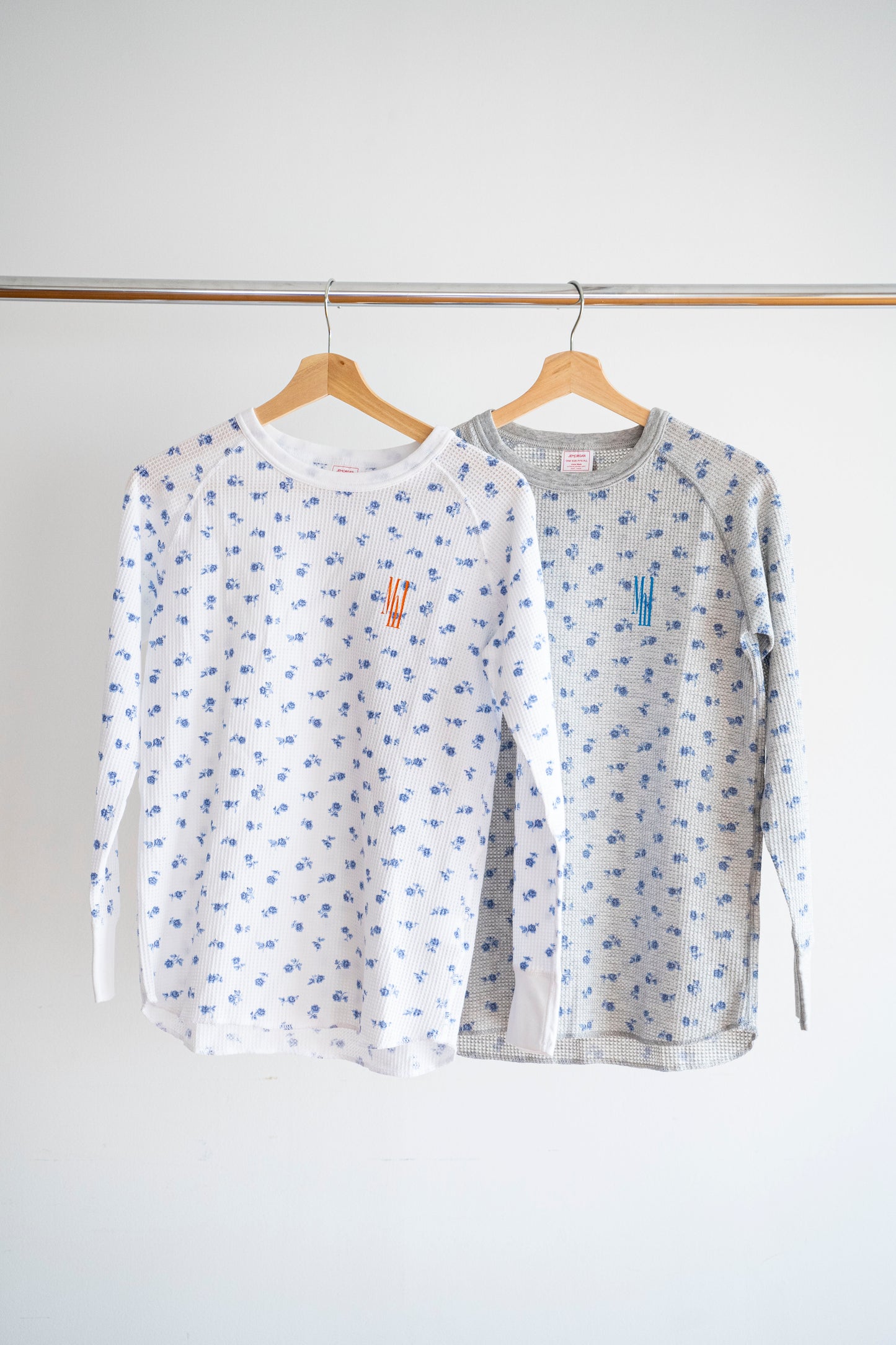 【JEMORGAN×Minali】 サーマルFlower long T-shirt(LADIES)